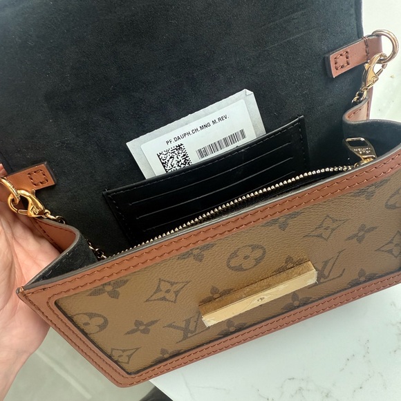 Monogram Reverse Dauphine Chain Wallet - Picture 3 of 5